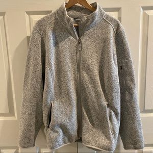 L.L. Bean 2X sweater fleece full-zip jacket